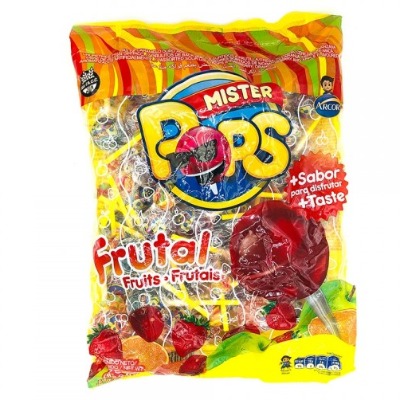 Chupetin Mr Pops Frutal X50
