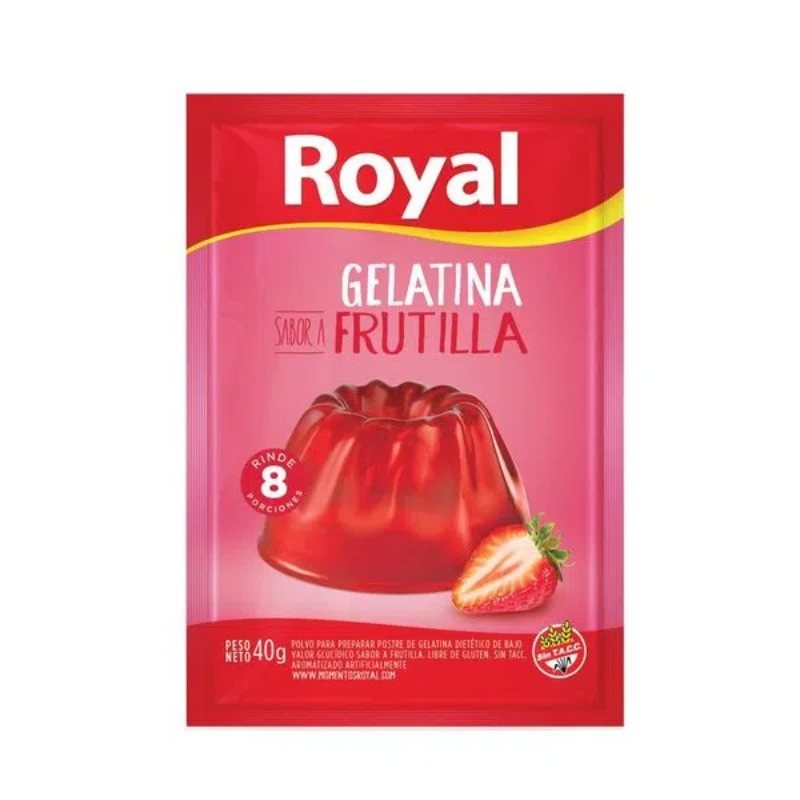 Gelatina Royal Todos Los Sabores X25gr
