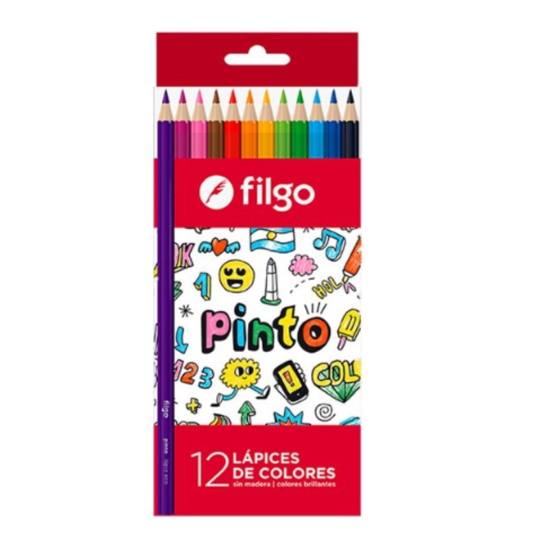 Lapiz Filgo Color X12 Largo