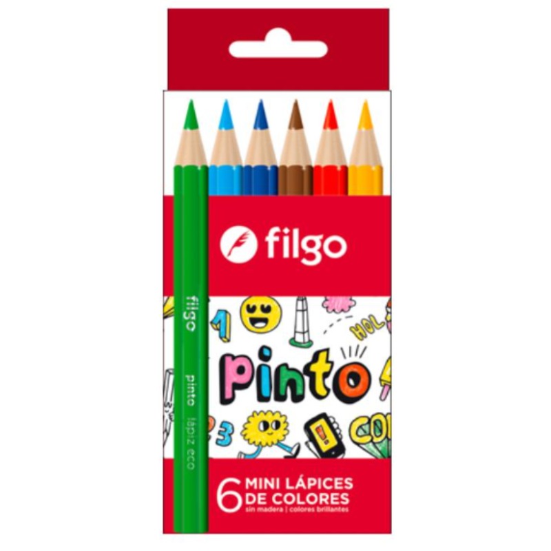 Lapiz Filgo Pinto X6 Cortos