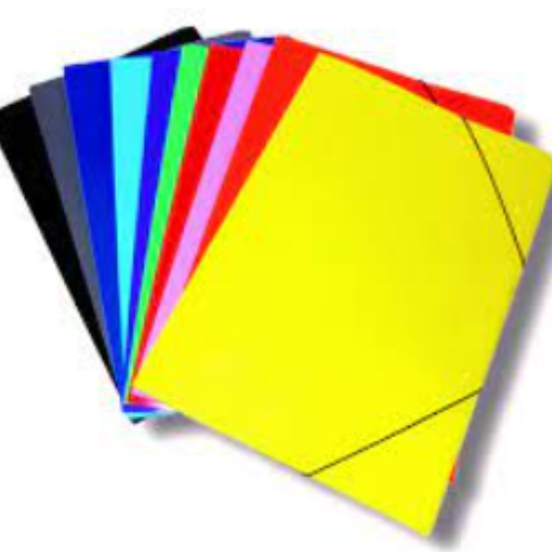 Carpeta 3 Solap C/elast. Carton Color