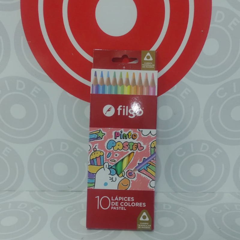 Lapiz Filgo Pastel X10