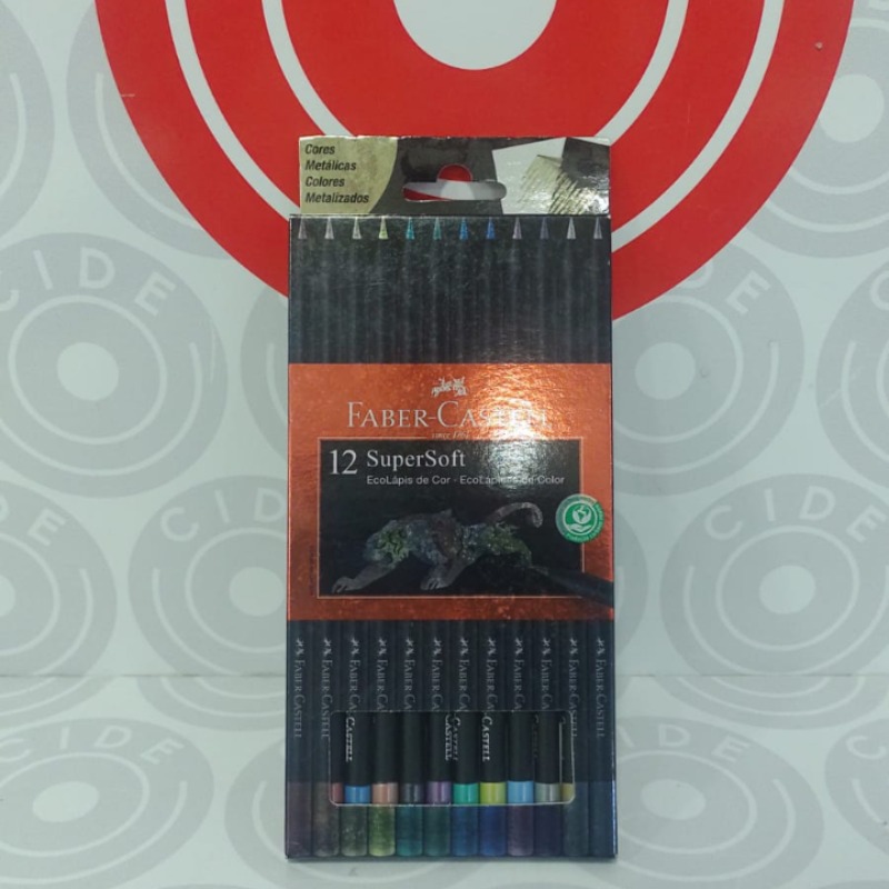Lapiz Color Metalizado Faber Castell X12