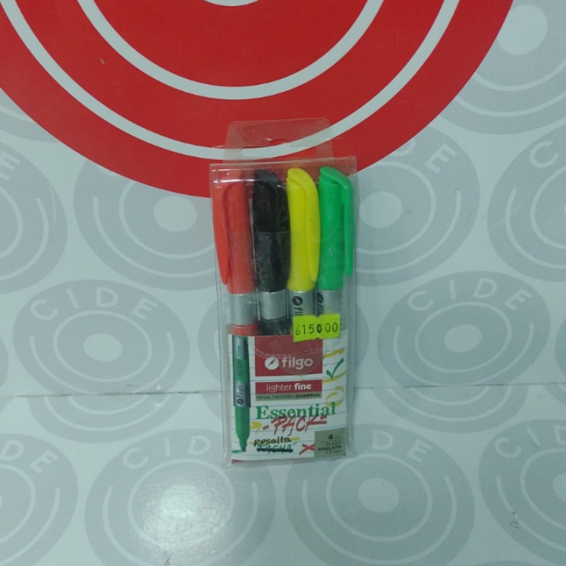 Resaltador Filgo Fino X4