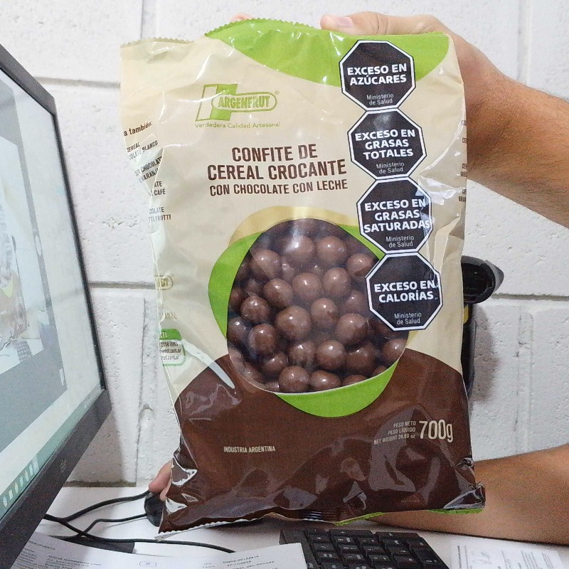 Confite De Cereal Crocante Con Chocolate Por Kilo