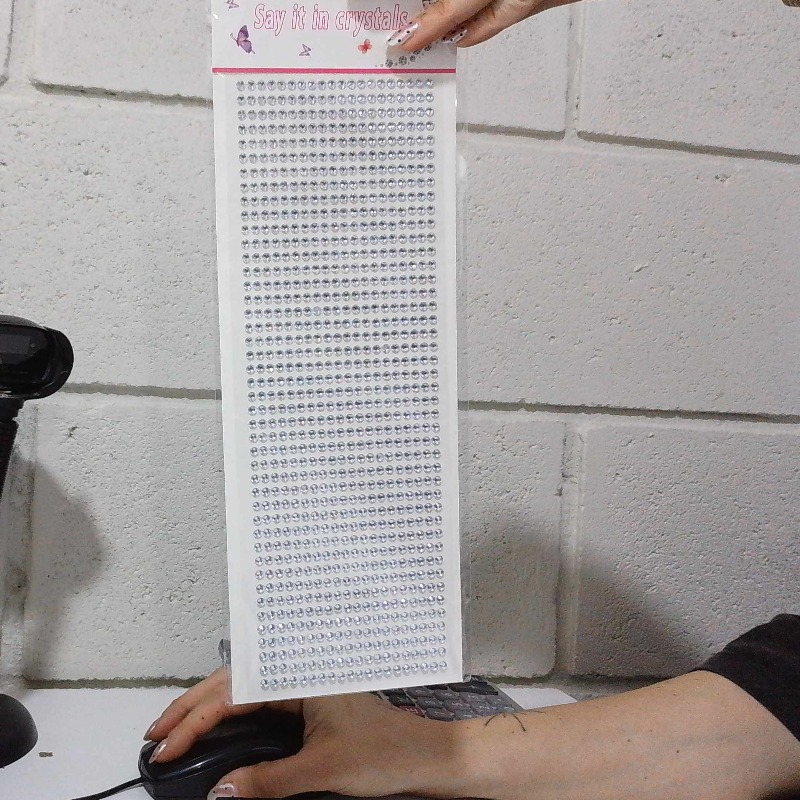 Blister Strass Grandes Varios - Medianos Con Formas De Corazon