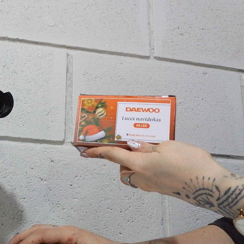 Luces Led Daewoo 20 Luces - Arbolito, Estrella, Copo De Nieve , Bolita