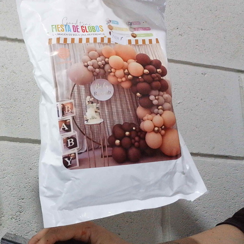 Set Super Guirnalda De Globos 119 / 116 Pcs O Set Con Globo Y Cortina De 65 Pcs