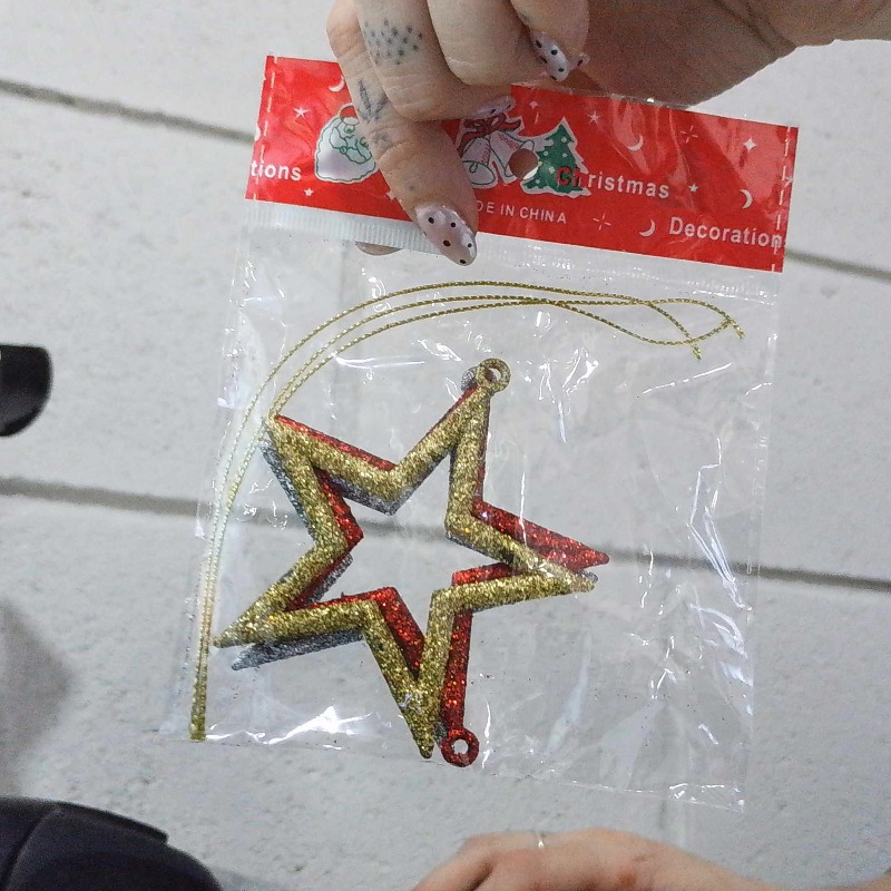 Adorno NavideÑo Contorno Estrella