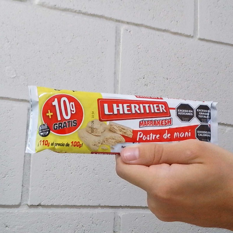 Mantecol Lheritier Postre Mani