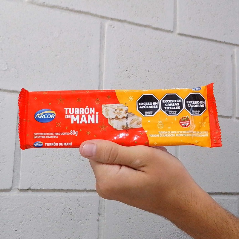 Turron De Mani Navidad Arcor