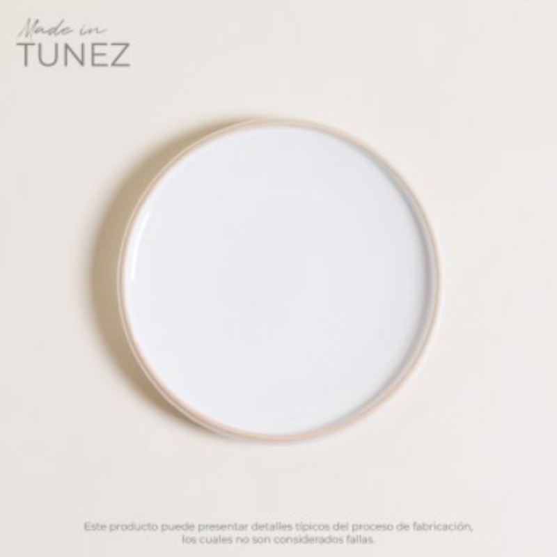 Plato Postre Tozeur Neo Gris