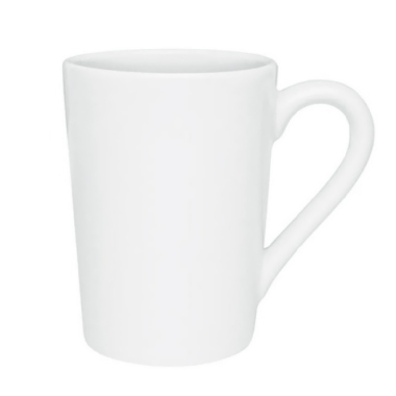 Taza Negra Mug Ancers / Mug Conico Blanco 
