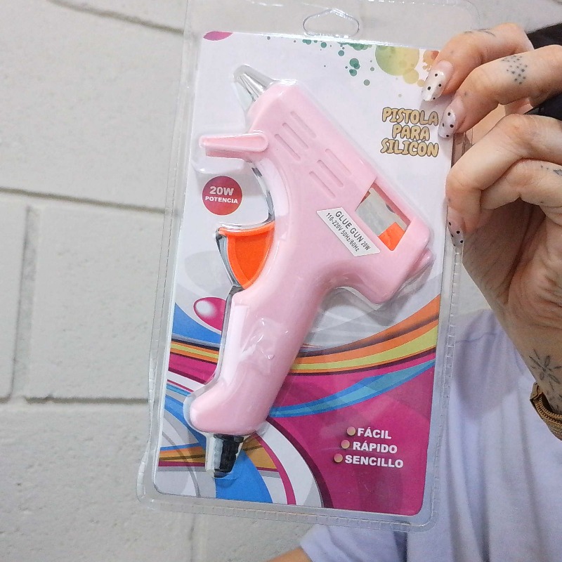 Pistola De Silicona Chica Pastel 13x10cm