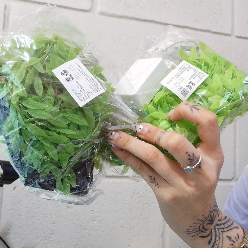 Cortina Hojas De Sauce Calida 