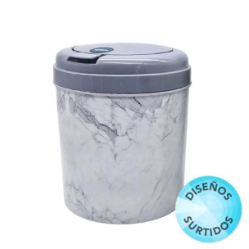 Cesto Residuo Decorado Rebatible 7lts Star