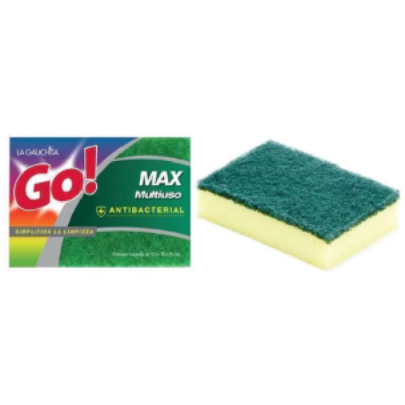 Fibra Esponja Chata Multiuso Go!
