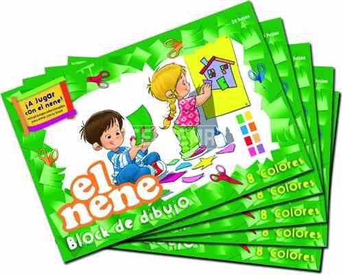 Block Dibujo Color N5 El Nene