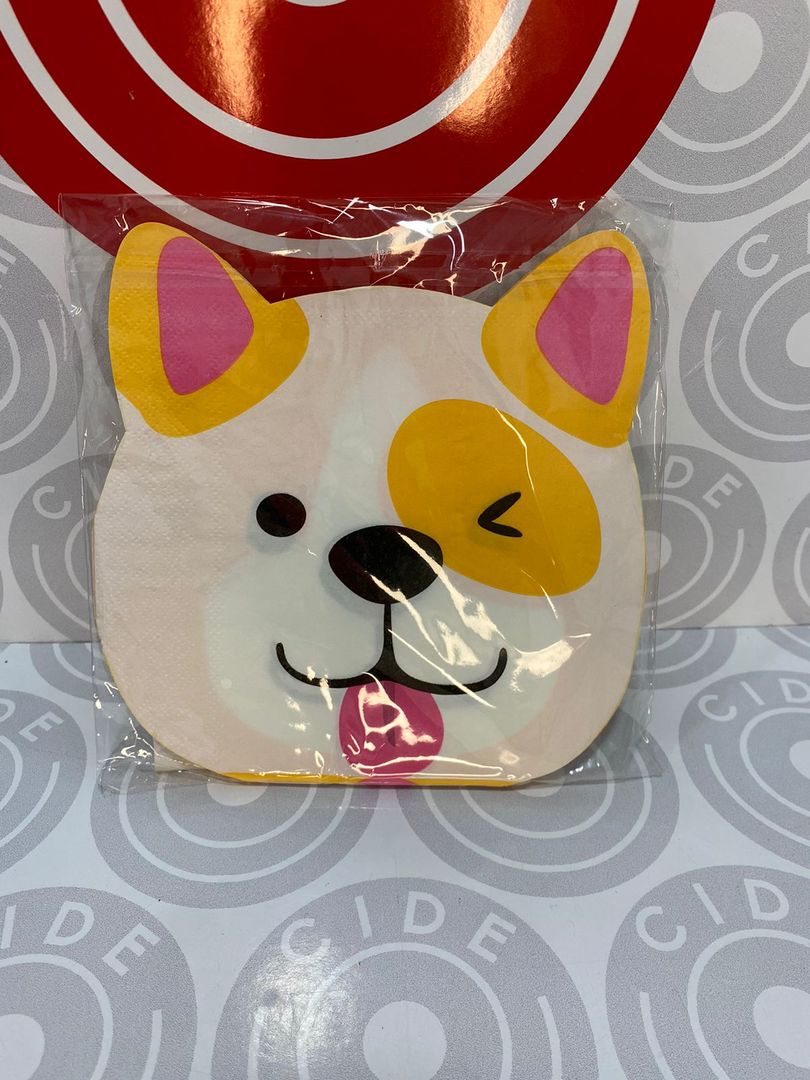 Servilleta Con Formita De Perritos X12 Unidades